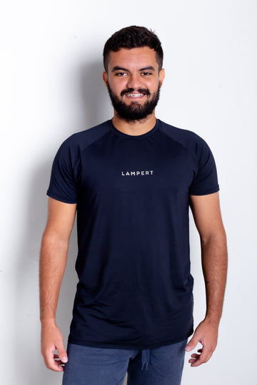 Camiseta Masculina Raglan Preta